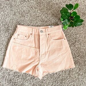NWT Pacsun Ultra High Rise Vintage Frayed Cotton Short Sz 24